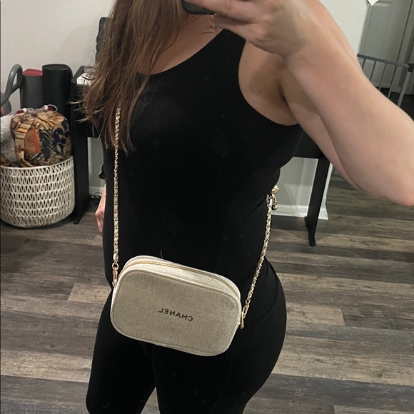 Chanel Beauty GWP Handbags - Chanel Beauty GWP Light Tan Crossbody Bag